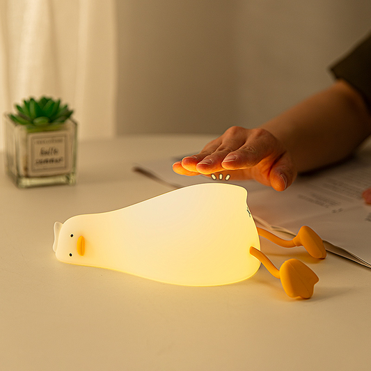 Flat Duck Silicone Night Light